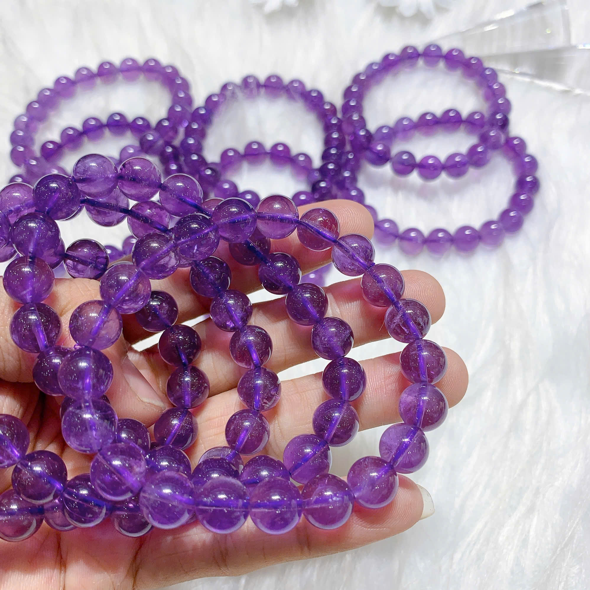 Amethyst - Vòng Tay Thạch Anh Tím